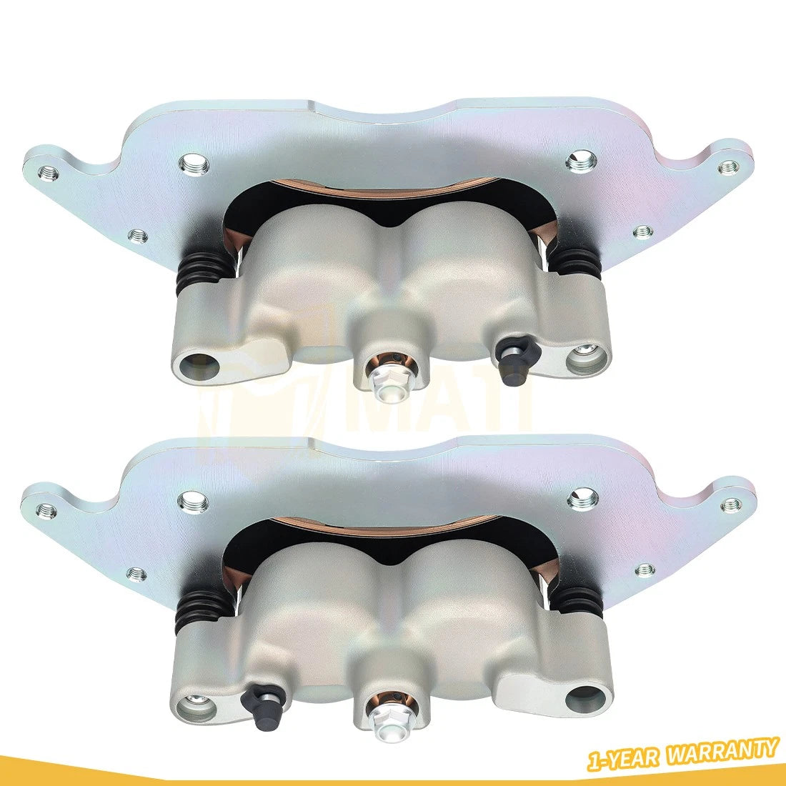Front Left & Right Brake Caliper & Sintered Pads For Polaris RZR PRO XP 4 2020-2025 1913467 1913468
