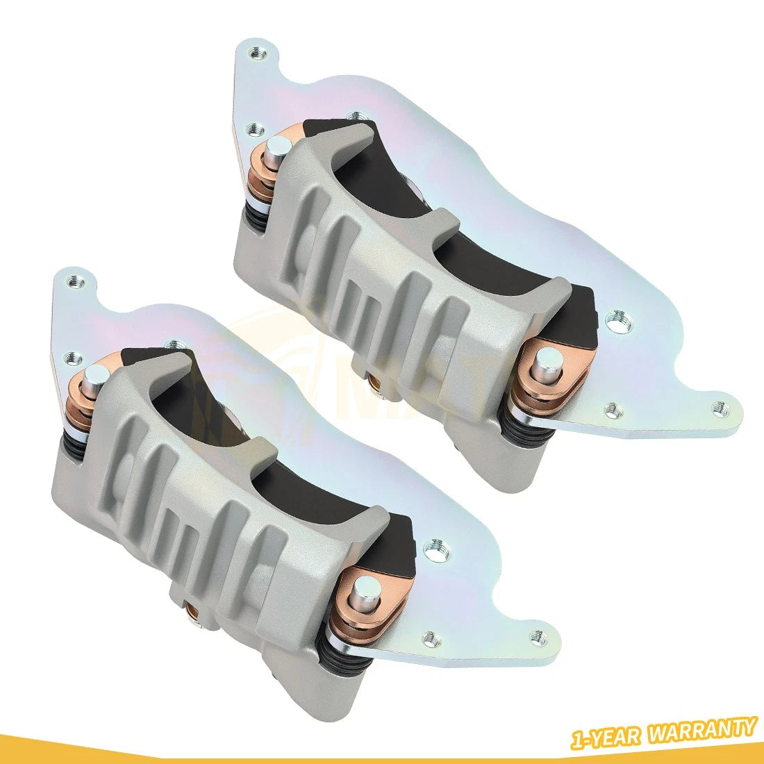 Front Left & Right Brake Caliper & Sintered Pads For Polaris RZR PRO XP 4 2020-2025 1913467 1913468