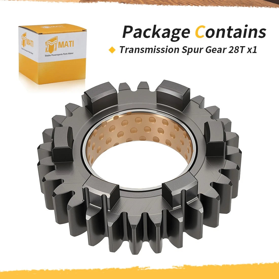 28T Transmission Spur Gear For Kawasaki KAF620 KAF950 1993-2024 13260-1462