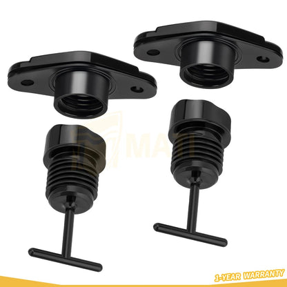 2 Drain Plug & Gasket Assy For Yamaha Jet Ski Wave Blaster Raider Venture Runner