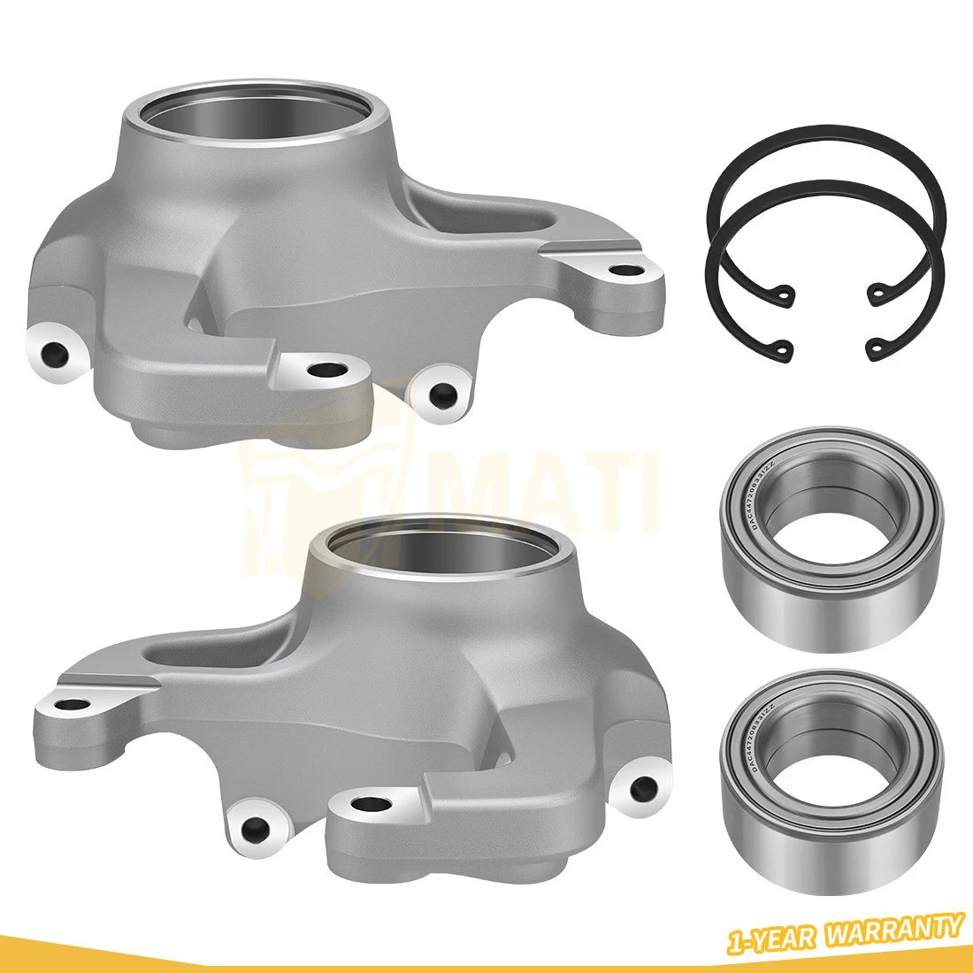 Front Steering Knuckles Kit For Polaris Sportsman Scrambler 550 850 1000 XP 2009-2025 1822945 1822946