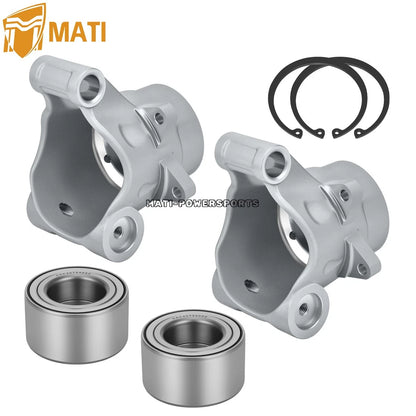 2PCS Rear Wheel Bearing Carrier & Bearing Kit For Polaris Sportsman 400 450 500 570 700 800 Hawkeye 325 400 2007-2025 5135563