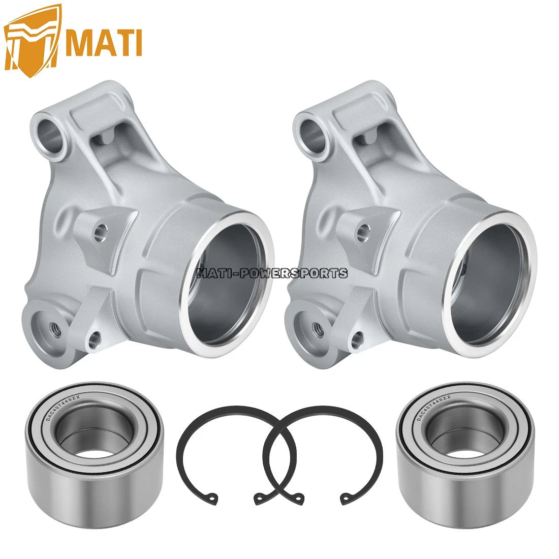 2PCS Rear Wheel Bearing Carrier & Bearing Kit For Polaris Sportsman 400 450 500 570 700 800 Hawkeye 325 400 2007-2025 5135563