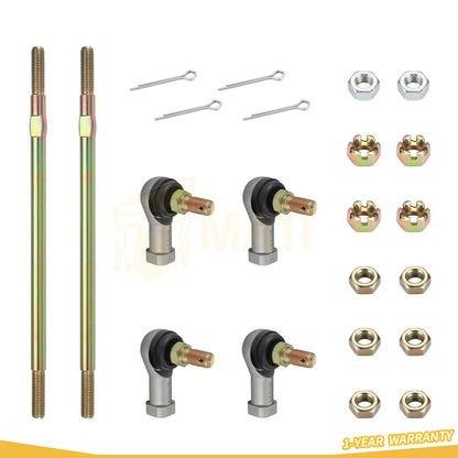 2Pcs Tie Rod End Kit For  Honda Sportrax 90 TRX90 TRX90EX TRX90X 1993-2024 TRX125 1985-1988 53521-VM6-680