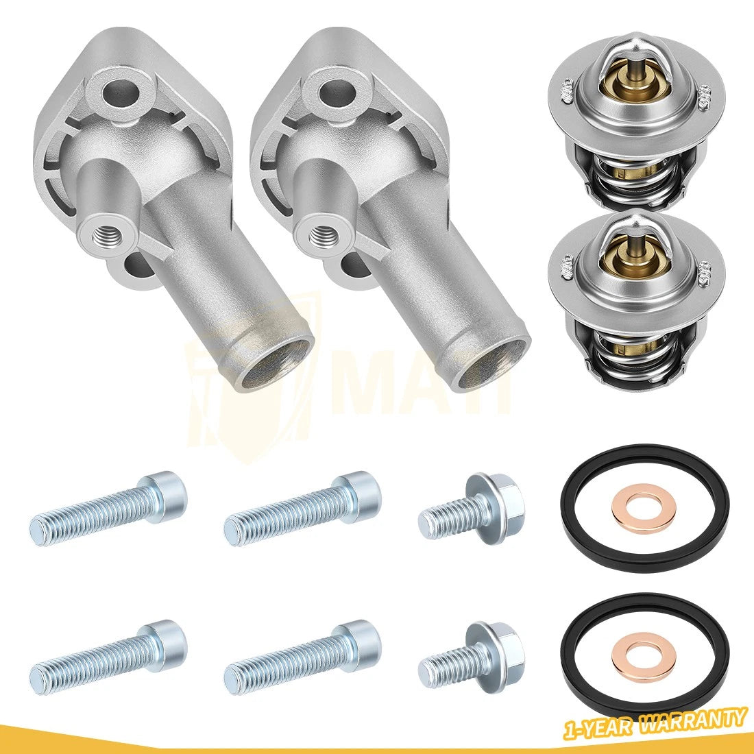 2Pcs Thermostat Cover Set For Can-Am Outlander Renegade Commander 2003-2024 420222691