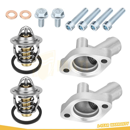 2Pcs Thermostat Cover Set For Can-Am Outlander Renegade Commander 2003-2024 420222691
