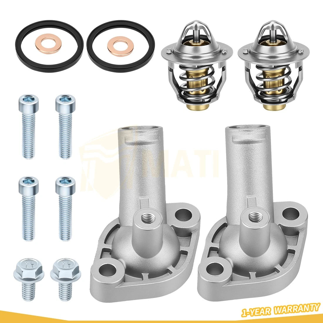 2Pcs Thermostat Cover Set For Can-Am Outlander Renegade Commander 2003-2024 420222691