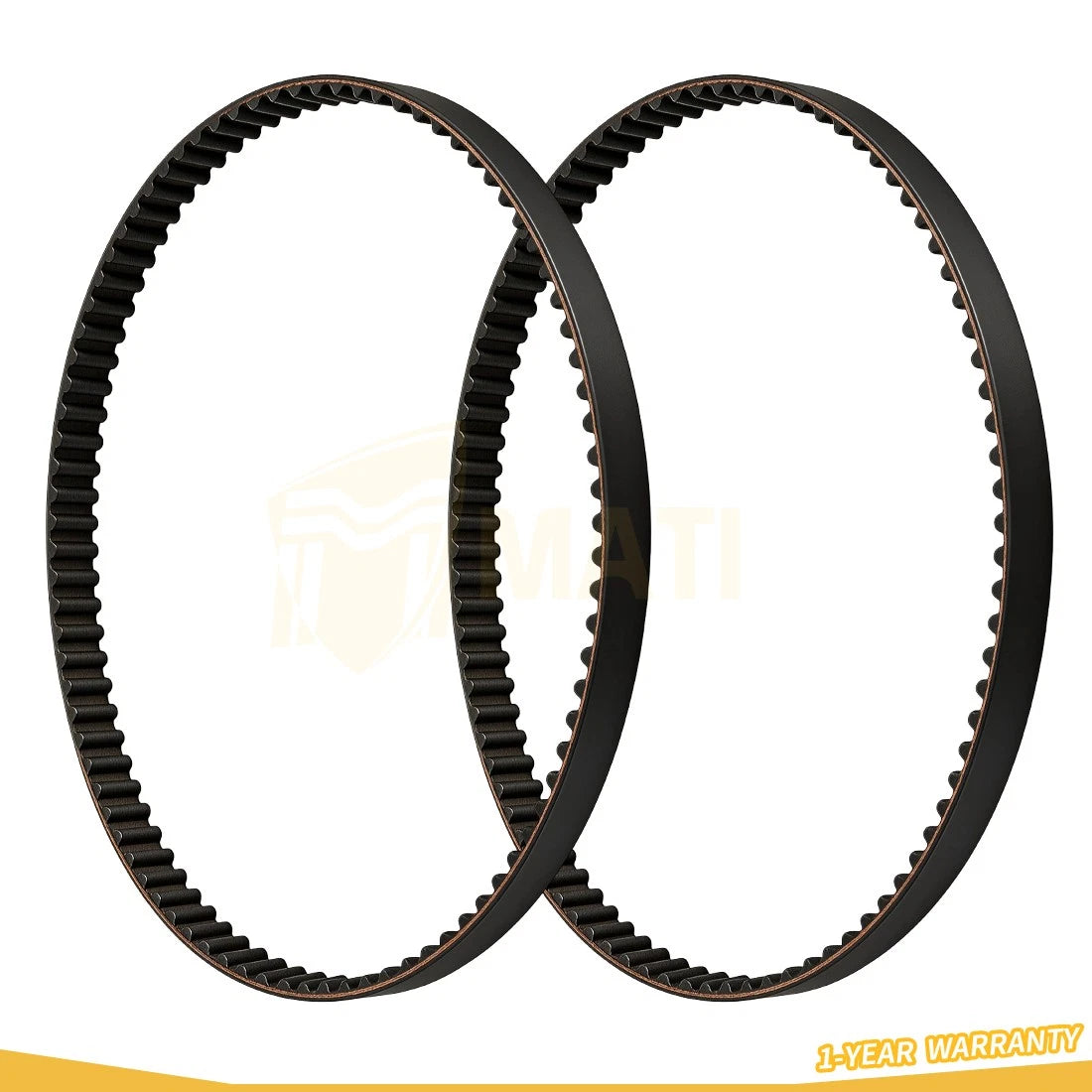 2PCS Cam Timing Belt For Honda GL1500 Gold Wing Valkyrie 1500 1988-2003 14401-MN5-004