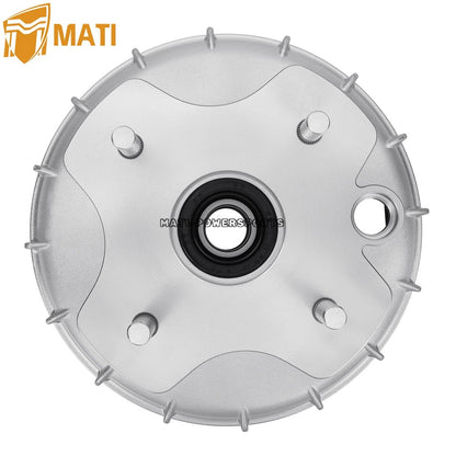 2Pcs Front Brake Drum For Honda Rancher 350 2X4 TRX350TE/TM 2000-2006 44600-HN4-670