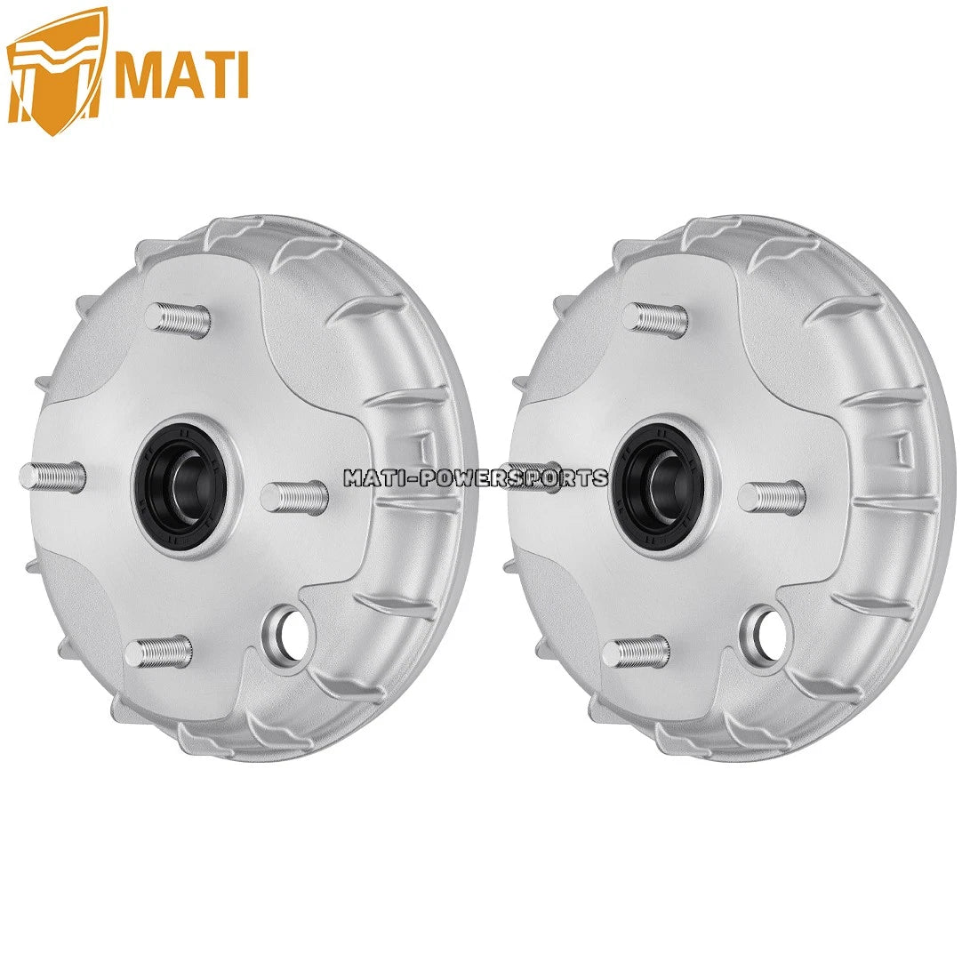 2Pcs Front Brake Drum For Honda Rancher 350 2X4 TRX350TE/TM 2000-2006 44600-HN4-670