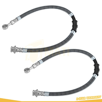 2Pcs Front Brake Hose For Yamaha Banshee YFZ350 1987-2006 3GG-25873-21-00
