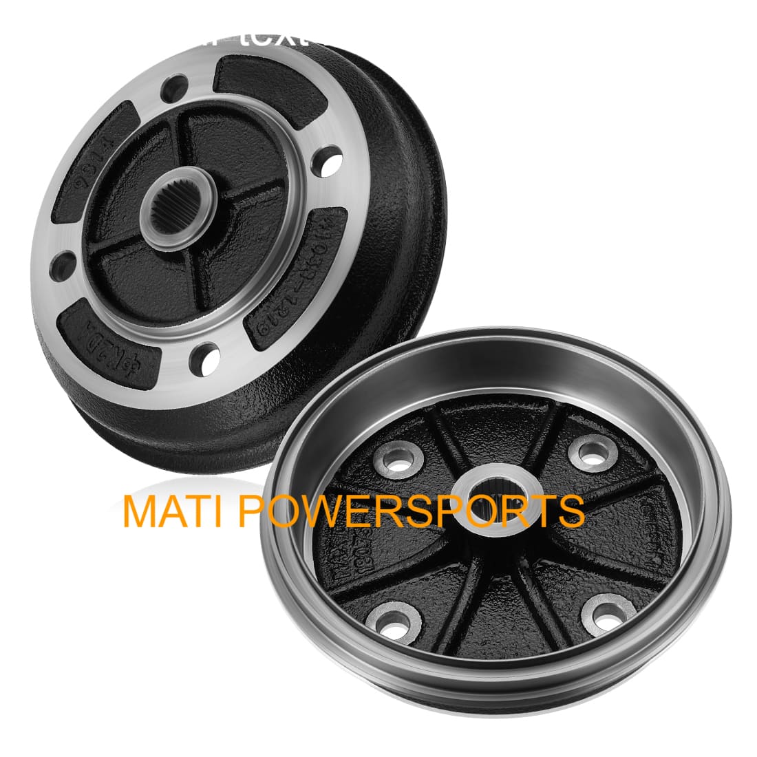 2PCS Rear Wheel Brake Drum Hub For Kawasaki KAF540 KAF620 KAF950 1990-2001 41038-1226