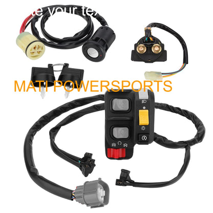 Handlebar & Key Starter & Relay Switch Kit for Honda Rancher 420 ES AT TRX420FE/FPE/TE/FA/FPA 2007-2013