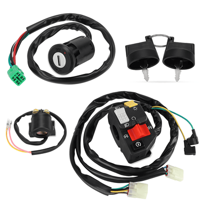 Handlebar & Key Starter & Relay Switch Kit for Honda TRX400EX Sportrax 400EX 2005-2007