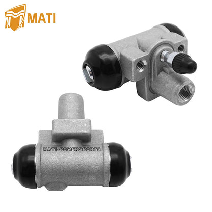 2x Front Brake Cylinder With Pads for Kawasaki KAF400 Mule 600 610 SX 41047-0001