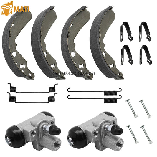 2x Front Brake Cylinder With Pads for Kawasaki KAF400 Mule 600 610 SX 41047-0001