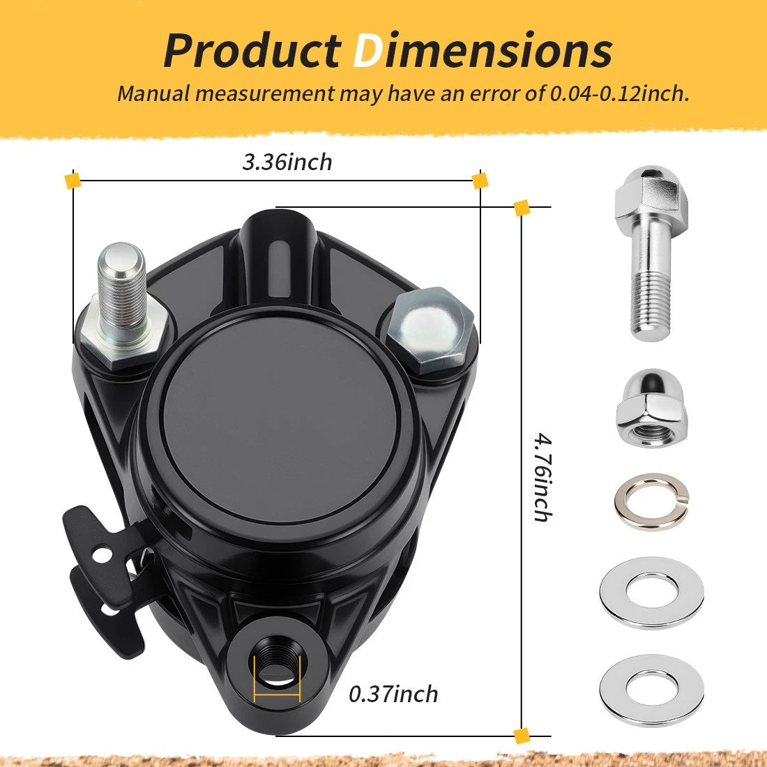 Front Brake Caliper Assembly For Yamaha RD250 RD350 RD400 TX500 TX650 TX750 TZ250 TZ350 XS500 XS650 306-25810-0A-00 306-25810-09