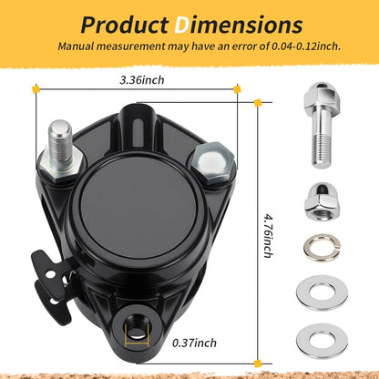 Front Brake Caliper Assembly For Yamaha RD250 RD350 RD400 TX500 TX650 TX750 TZ250 TZ350 XS500 XS650 306-25810-0A-00 306-25810-09