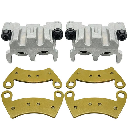 30mm Piston Rear Left Right Brake Caliper Pads - Compatible with Polaris RZR 1000 XP, Turbo, RS1, RZR 900 - Fits 4-Seater Models Mati Powersports