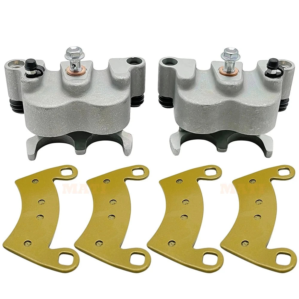 30mm Piston Rear Left Right Brake Caliper Pads - Compatible with Polaris RZR 1000 XP, Turbo, RS1, RZR 900 - Fits 4-Seater Models Mati Powersports