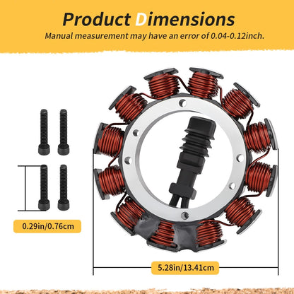 32 Amp Magneto Stator & Bolt For FXR FXD FLH FLS FXS 1989-2000 29970-88