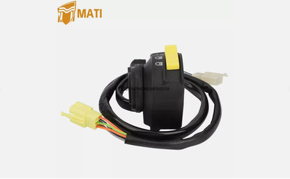 M MATI Left Handlebar Switch Start Stop Kill Headlight for Suzuki LT160E LT230E LT-F160 37400-02C00