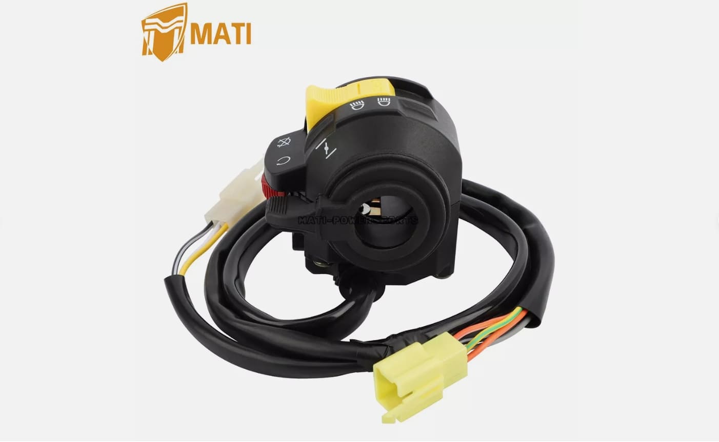 M MATI Left Handlebar Switch Start Stop Kill Headlight for Suzuki LT160E LT230E LT-F160 37400-02C00