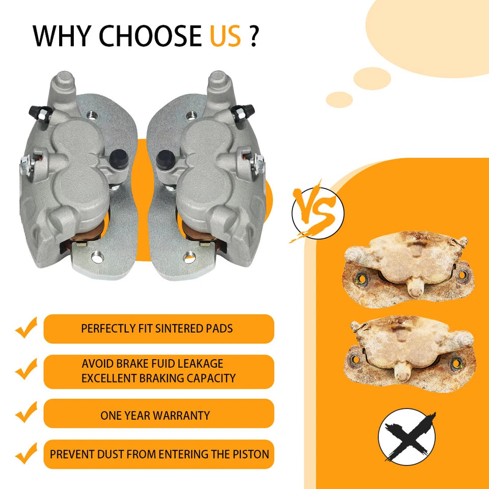 Rear Brake Caliper With Pads For Can-Am Commander Defender Maverick Traxter 1000 2018-2023 705601889