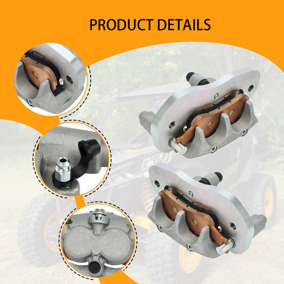 Rear Brake Caliper With Pads For Can-Am Commander Defender Maverick Traxter 1000 2018-2023 705601889