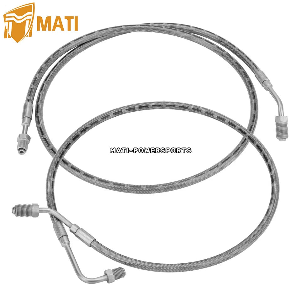 Rear Brake Hose Lines & Fitting Cross for Polaris 500 425 TM 650 2000-2004 7052293