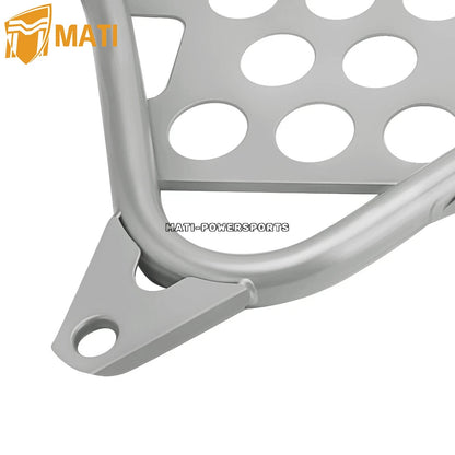 Left & Right Nerf Bars & Heel Guards Footrest For Yamaha Banshee 350 YFZ350 1990-2006 3GD-27445-00-00