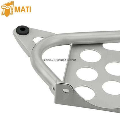 Left & Right Nerf Bars & Heel Guards Footrest For Yamaha Banshee 350 YFZ350 1990-2006 3GD-27445-00-00