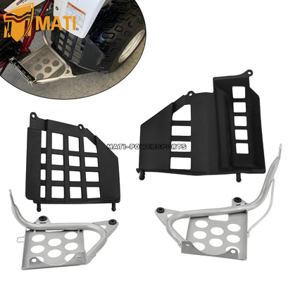 Left & Right Nerf Bars & Heel Guards Footrest For Yamaha Banshee 350 YFZ350 1990-2006 3GD-27445-00-00