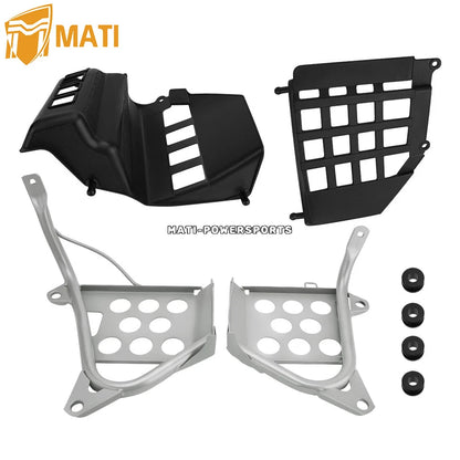 Left & Right Nerf Bars & Heel Guards Footrest For Yamaha Banshee 350 YFZ350 1990-2006 3GD-27445-00-00