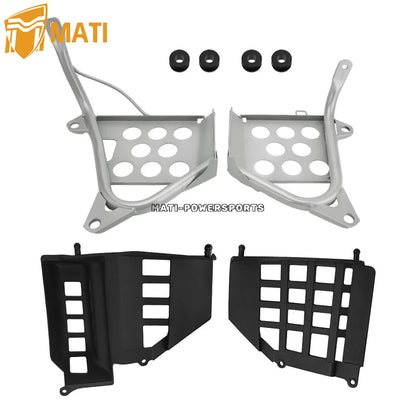 Left & Right Nerf Bars & Heel Guards Footrest For Yamaha Banshee 350 YFZ350 1990-2006 3GD-27445-00-00