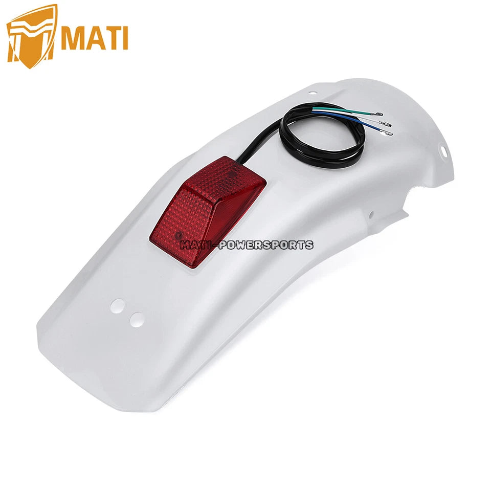 Rear Fender & Taillight for Honda XR250R XR600R XR650L XR350R XR250L 1985-2024 80100-MN1-670ZB 80100-KV6-000ZE