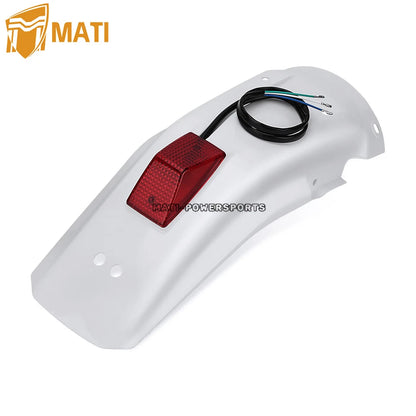 Rear Fender & Taillight for Honda XR250R XR600R XR650L XR350R XR250L 1985-2024 80100-MN1-670ZB 80100-KV6-000ZE