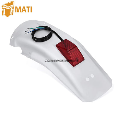 Rear Fender & Taillight for Honda XR250R XR600R XR650L XR350R XR250L 1985-2024 80100-MN1-670ZB 80100-KV6-000ZE