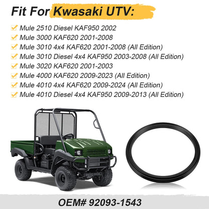 2Pcs Front/Rear Brake Drum Seal for Kawasaki KAF620 KAF950 92093-1543