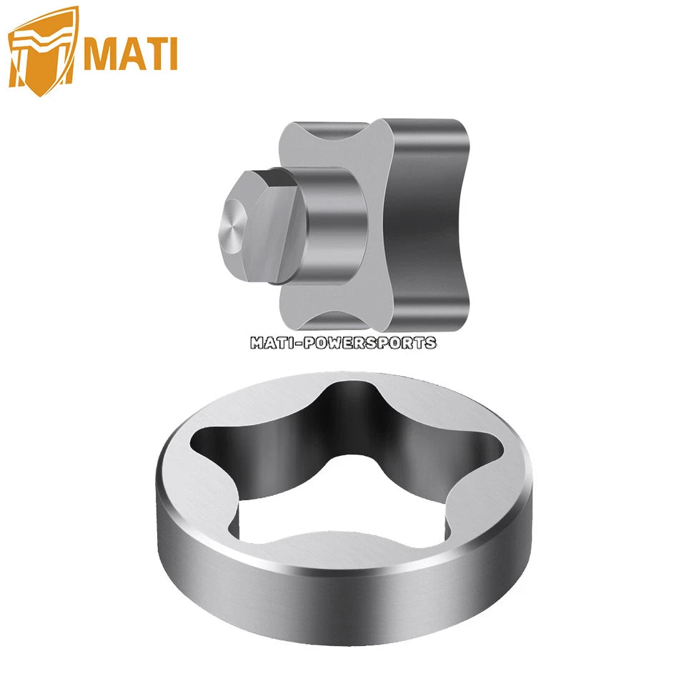 Inner &amp; Outer Oil Pump Rotor for Kawasaki KAF300 Mule 500 520 GER50A GE4500 /GER30A GE4300 /GER00A GE4000 /GEF00A GE5000