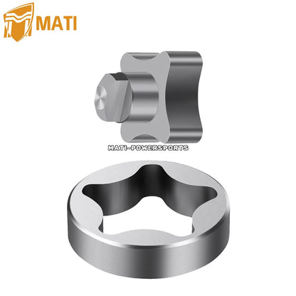 Inner &amp; Outer Oil Pump Rotor for Kawasaki KAF300 Mule 500 520 GER50A GE4500 /GER30A GE4300 /GER00A GE4000 /GEF00A GE5000