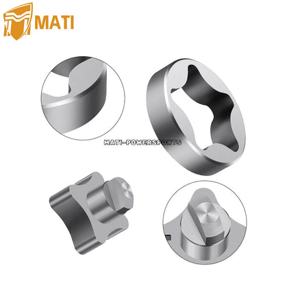 Inner &amp; Outer Oil Pump Rotor for Kawasaki KAF300 Mule 500 520 GER50A GE4500 /GER30A GE4300 /GER00A GE4000 /GEF00A GE5000