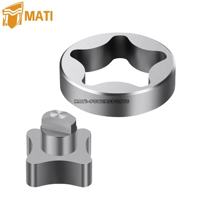 Inner &amp; Outer Oil Pump Rotor for Kawasaki KAF300 Mule 500 520 GER50A GE4500 /GER30A GE4300 /GER00A GE4000 /GEF00A GE5000