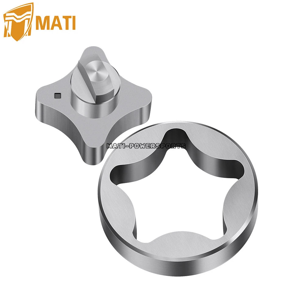 Inner &amp; Outer Oil Pump Rotor for Kawasaki KAF300 Mule 500 520 GER50A GE4500 /GER30A GE4300 /GER00A GE4000 /GEF00A GE5000