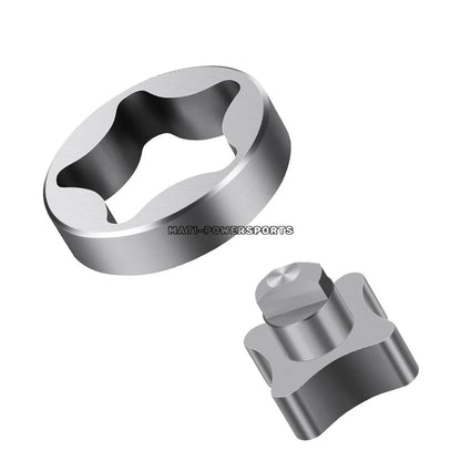 Inner &amp; Outer Oil Pump Rotor for Kawasaki KAF300 Mule 500 520 GER50A GE4500 /GER30A GE4300 /GER00A GE4000 /GEF00A GE5000
