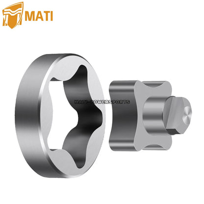 Inner &amp; Outer Oil Pump Rotor for Kawasaki KAF300 Mule 500 520 GER50A GE4500 /GER30A GE4300 /GER00A GE4000 /GEF00A GE5000