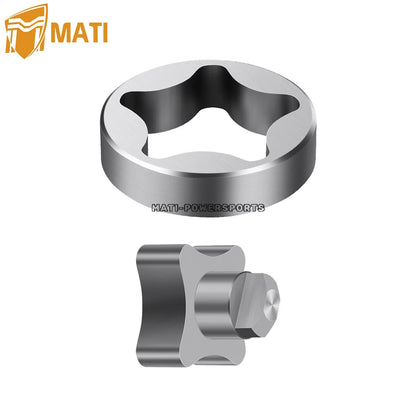 Inner &amp; Outer Oil Pump Rotor for Kawasaki KAF300 Mule 500 520 GER50A GE4500 /GER30A GE4300 /GER00A GE4000 /GEF00A GE5000