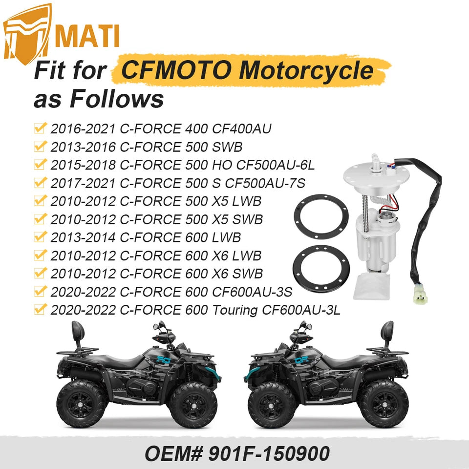 Fuel Pump Assembly for CFmoto CFORCE 400 500 600 2010-2022 901F-150900