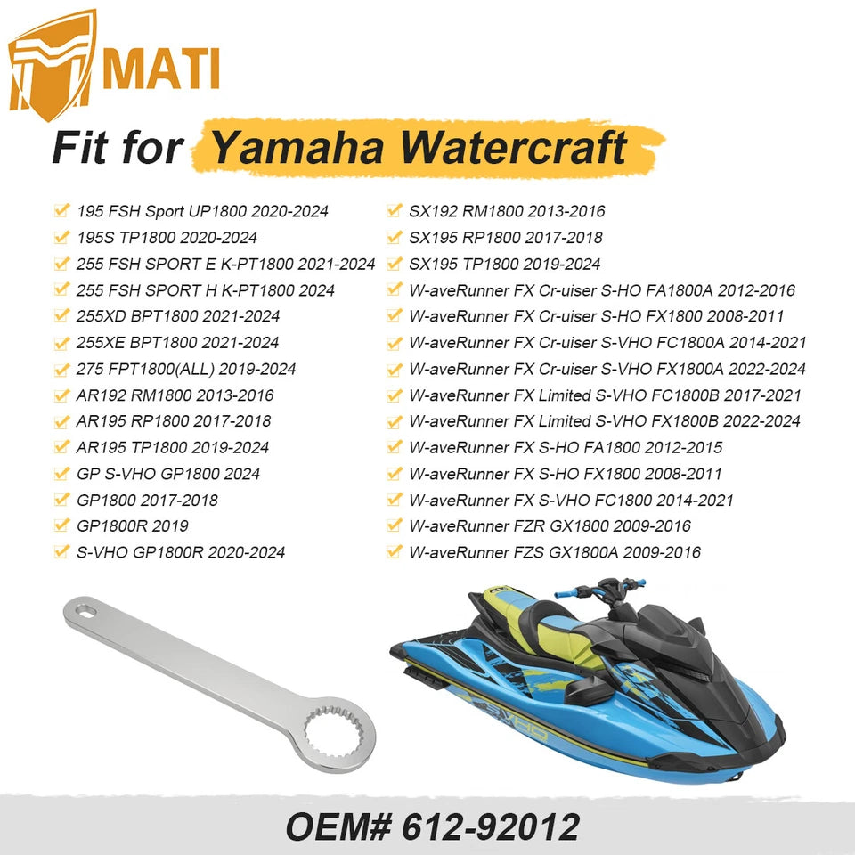 Supercharger Clutch Drive Holding Tool for Yamaha WaveRunner GP1800 255XD BPT1800 195S TP1800 612-9201