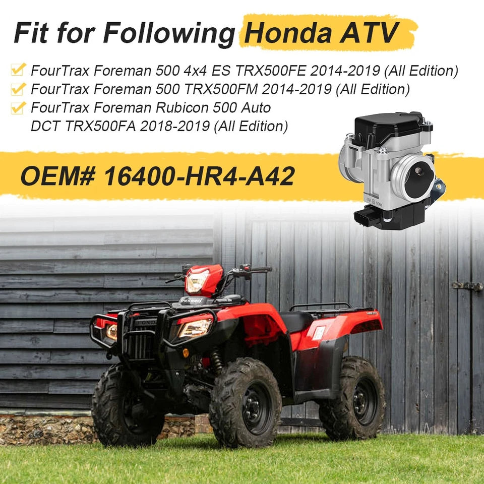 Throttle Body For Honda FourTrax Foreman 500 TRX500 FA/FE/FM 2014-2019 16400-HR4-A42